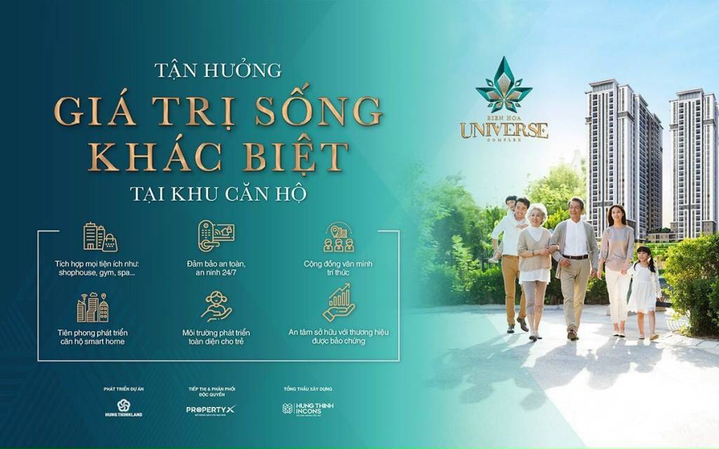 Căn hộ Biên Hoà Universe Complex King Real