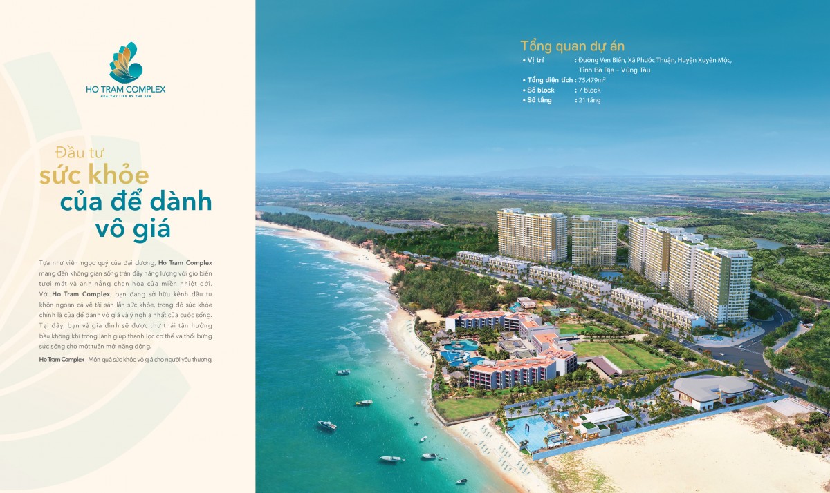 Căn hộ biển Hồ Tràm Complex King Real